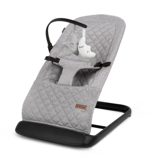 Шезлонг Kidwell Laro Full grey/black (арт. KLFGB) &mdash; купити в Україні |  Колисочка
