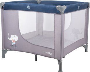 Манеж для дитини FreeON Square Elephant, grey - blue (арт. 40413) &mdash; купити в Україні |  Колисочка