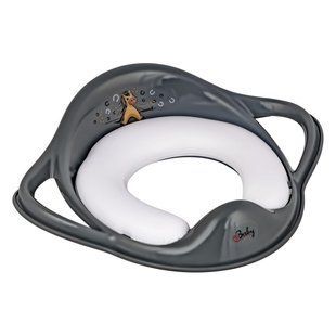 Накладка на унитаз мягкая Maltex Minimal Padded toilet trainer seat - Pony 6130_90 grey (серый) (арт. 681157) &mdash; купить в Украине |  Колисочка