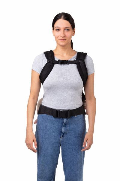 Рюкзак - кенгуру MoMi COLLET Black (арт. 117216769) &mdash; купить в Украине |  Колисочка