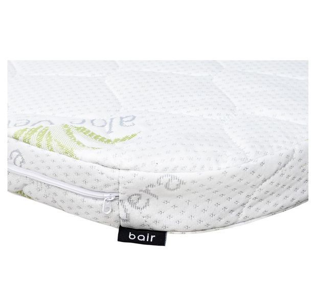Матрац Bair Oval Aloe Vera OKPK-120 120x60x7 білий (арт. 681669) &mdash; купити в Україні |  Колисочка