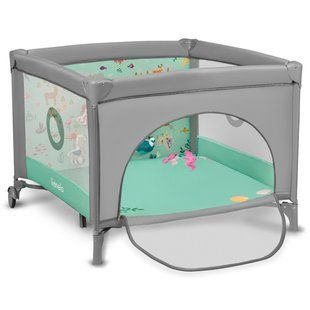 Манеж Lionelo MILLE GREY GREEN (арт. 73809996) &mdash; купити в Україні |  Колисочка
