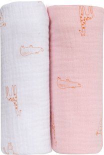 Рушники дитячі Bubaba by FreeON 2/1 PINK and WHITE 70х70 см (арт. 48099) &mdash; купить в Украине |  Колисочка