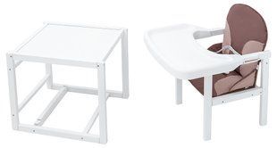 Стульчик-трансформер Babyroom Пони-240 белый шоколад / капучино (арт. 625749) &mdash; купить в Украине |  Колисочка