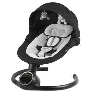 Заколисуючий центр 2в1 Kidwell Reve black/silver (арт. KRBS) &mdash; купити в Україні |  Колисочка