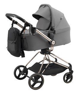 Коляска 2 в 1 Bair Moon Gold Edition MG-02 темно-серый (арт. 680935) &mdash; купить в Украине |  Колисочка