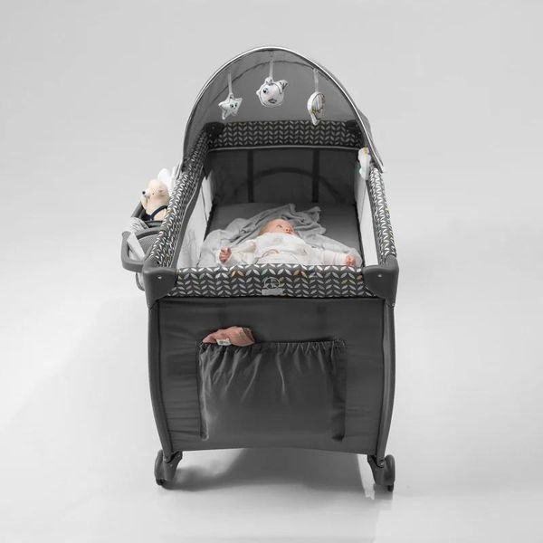 Кроватка-манеж Lionelo SVEN PLUS BEIGE OLIVE (арт. 100822157) &mdash; купить в Украине | KolysochkaBaby