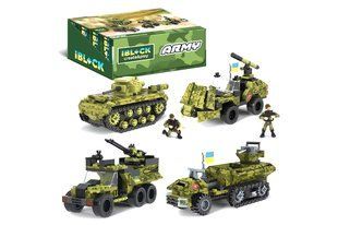Конструктор IBLOCK PL-921-427 Армія, 154-237 деталей, 4 види, коробка 23*4,5*14 см (арт. Кон9214) &mdash; купити в Україні |  Колисочка