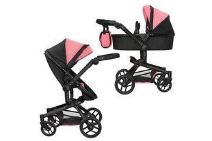 Візок для ляльки 9695 "Fortuna" PEACH PINK з сумкою, в коробці р.54,5х14,5х38,5 см CARRELLO (арт. Дів7842) &mdash; купити в Україні |  Колисочка