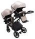 Коляска 2 в 1 для двійні Bair Kiwi DUO Soft BKD-455-1 капучино (арт. 681767) &mdash; фото 8 купити в Україні |  Колисочка