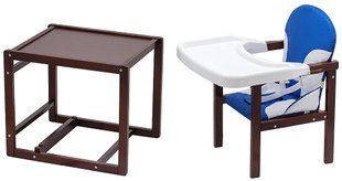 Стульчик-трансформер Babyroom Пони-220 тонированный синий / белый (арт. 626189) &mdash; купить в Украине |  Колисочка