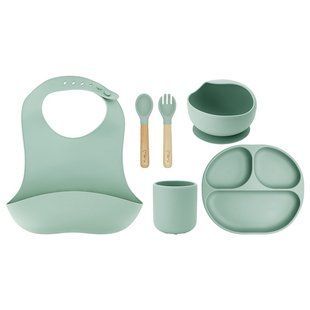 Набор посуды MoMi AMI Green (арт. 117234752) &mdash; купить в Украине |  Колисочка