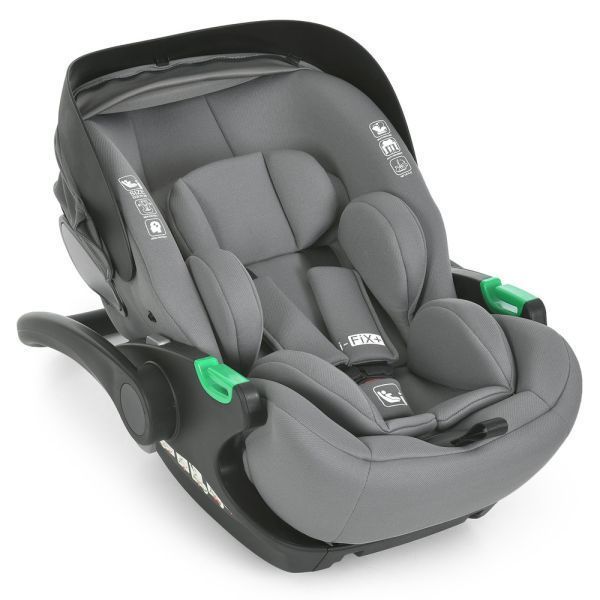 Автокресло детское El Camino i-FIX+ ME 1110 Simply Gray (арт. 332768) &mdash; купить в Украине |  Колисочка