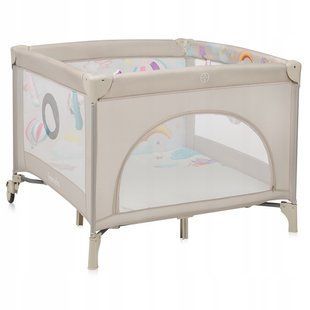 Манеж Lionelo MILLE PLUS GREY BEIGE (арт. 109079136) &mdash; купити в Україні |  Колисочка