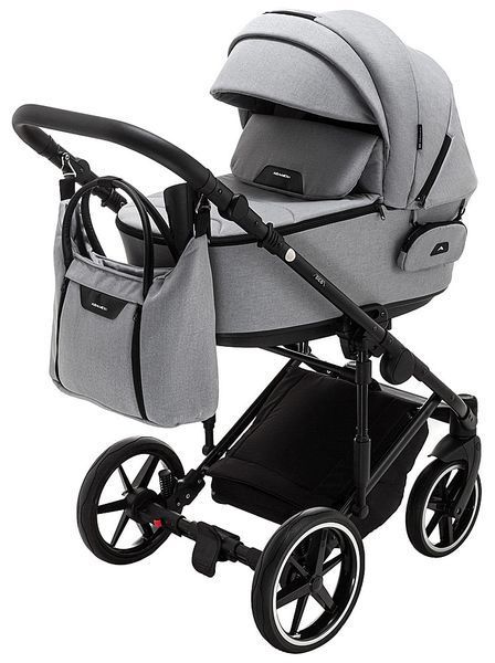 Коляска 2 в 1 Adamex Porto Light Lux TK-56 серый (арт. 625823) &mdash; купить в Украине | KolysochkaBaby