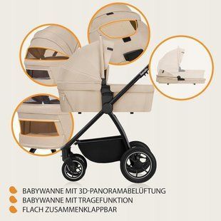 Универсальная коляска 2 в 1 Lionelo MERIL 2IN1 BEIGE SAND (арт. 107299313) &mdash; купити в Україні |  Колисочка