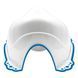 Горшок с антискользящим покрытием Maltex The Smurfs Chamber pot with anti slip rubber 1411_37 white (белый) (арт. 681526) &mdash; фото 5 купить в Украине |  Колисочка