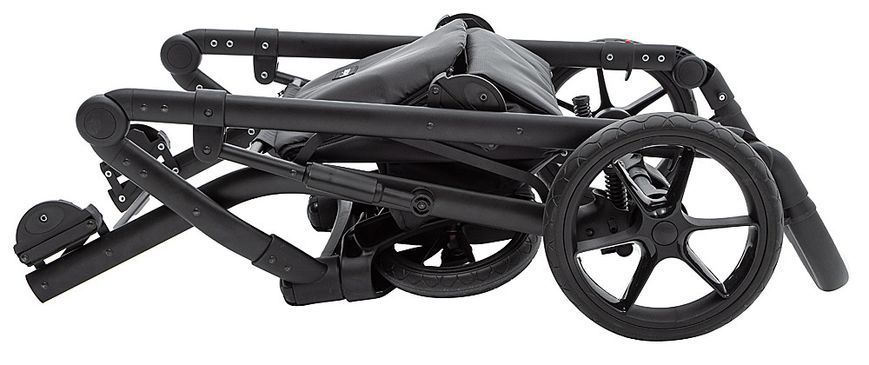 Коляска 2 в 1 для двойни Bair Kiwi DUO ECO BKD-18/15 капучино / черный (арт. 681041) &mdash; купити в Україні |  Колисочка