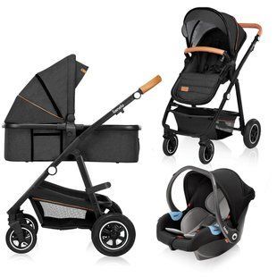 Універсальна коляска 3 в 1 Lionelo AMBER GREY GRAPHITE (арт. 31579429) &mdash; купити в Україні |  Колисочка
