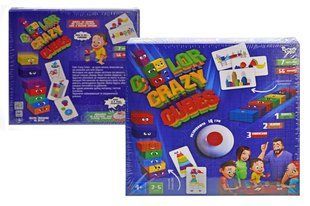 Настільна гра CCC-02-01U "Color Crazy Cubes" DANKO (арт. Нас7776) &mdash; купить в Украине | KolysochkaBaby