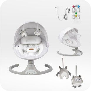 Кресло-качалка MoMi KENANI Light Grey (арт. 116466933) &mdash; купить в Украине |  Колисочка