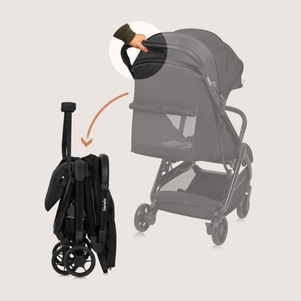 Прогулочная коляска Lionelo JULIE AIR BLACK ONYX (арт. 109383886) &mdash; купить в Украине | KolysochkaBaby