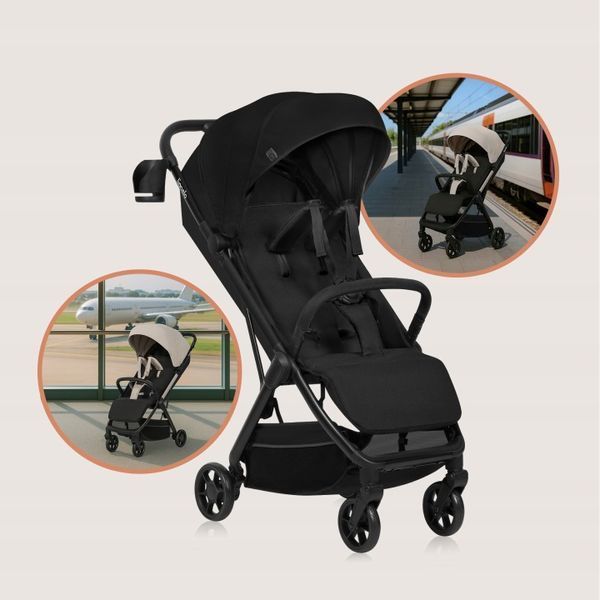 Прогулочная коляска Lionelo JULIE AIR BLACK ONYX (арт. 109383886) &mdash; купить в Украине | KolysochkaBaby
