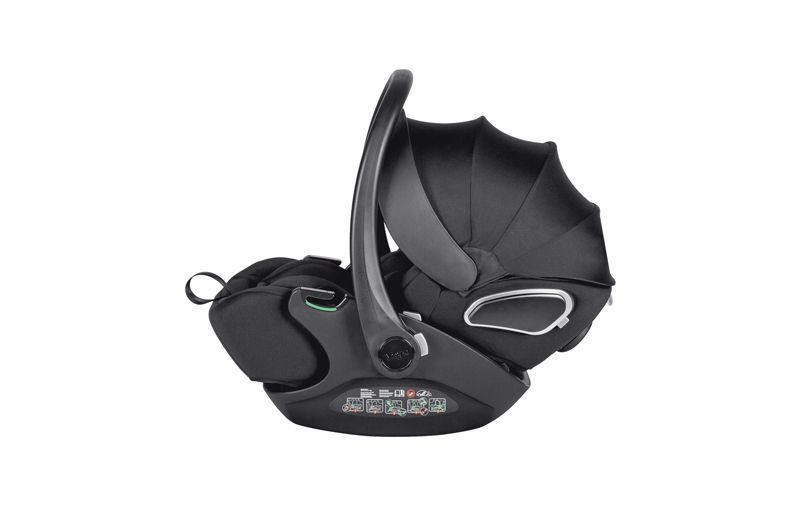 Автокрісло+база Vega CRL-14101/3AY Absolute Black i-Size 40-87см ISOFIX з обертанням CARRELLO (арт. Нем0475) &mdash; купити в Україні | KolysochkaBaby