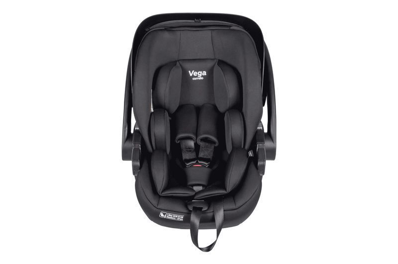 Автокрісло+база Vega CRL-14101/3AY Absolute Black i-Size 40-87см ISOFIX з обертанням CARRELLO (арт. Нем0475) &mdash; купити в Україні | KolysochkaBaby
