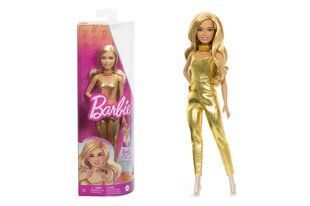 Лялька Barbie HRH19 "Модниця" в золотистому комбінезоні BARBIE FASHION AND BEAUTY (арт. Лял4564) &mdash; купити в Україні |  Колисочка