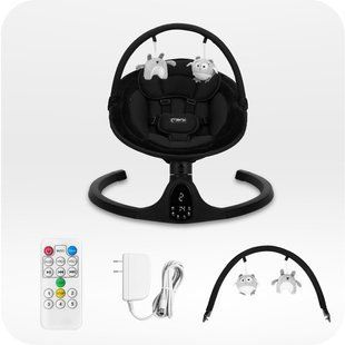 Кресло-качалка MoMi KENANI Onyx (арт. 116467469) &mdash; купить в Украине |  Колисочка