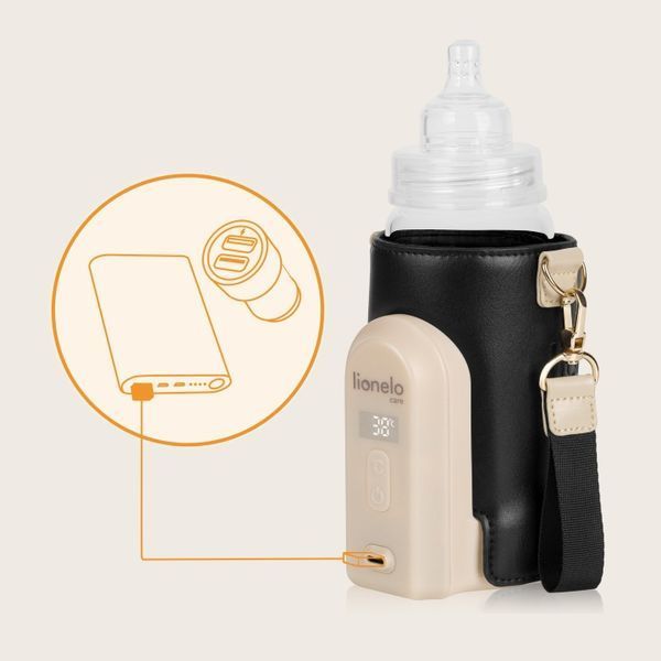 Подогреватель бутылочек Lionelo THERMUP GO EVO BLACK GOLD (арт. 93975215) &mdash; купить в Украине |  Колисочка