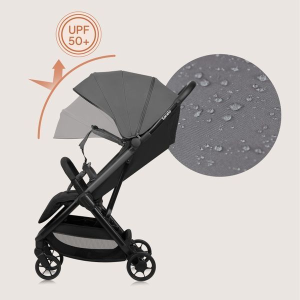 Прогулочная коляска Lionelo JULIE AIR GREY STONE (арт. 109384771) &mdash; купить в Украине | KolysochkaBaby