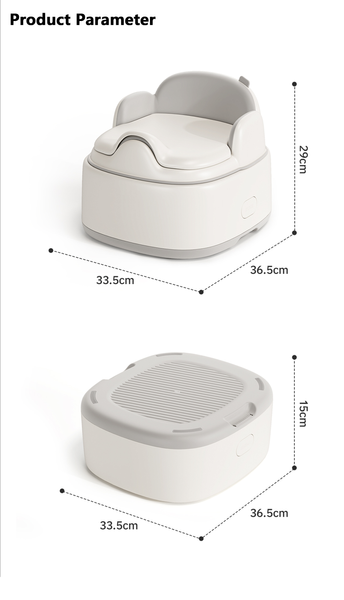 Дитячий горщик Smart 3 в 1 сірий колір Babyhood BH-107 (арт. BH-107) &mdash; купити в Україні | KolysochkaBaby
