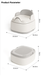 Дитячий горщик Smart 3 в 1 сірий колір Babyhood BH-107 (арт. BH-107) &mdash; фото 5 купити в Україні | KolysochkaBaby